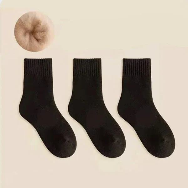 Calcetines térmicos de lana suaves y cálidos