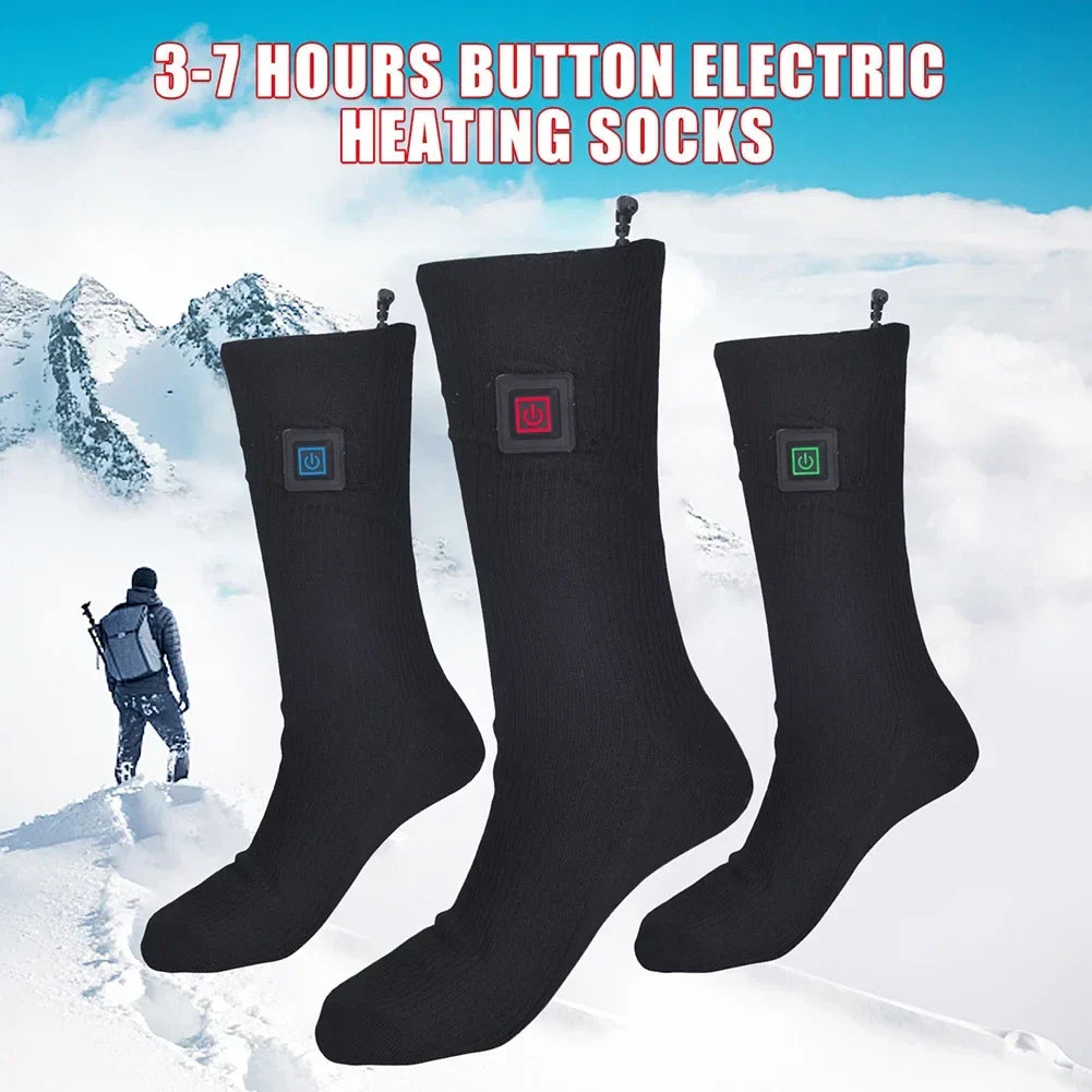 Calcetines térmicos eléctricos ThermaStep con USB y 3 niveles de calor