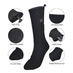 Calcetines térmicos eléctricos ThermaStep con USB y 3 niveles de calor