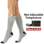 Calcetines térmicos eléctricos ThermaStep con USB y 3 niveles de calor