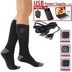 Calcetines térmicos eléctricos ThermaStep con USB y 3 niveles de calor