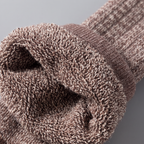Calcetines térmicos de lana merina — calcetines acolchados de senderismo para invierno