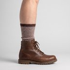 Calcetines térmicos de lana merina — calcetines acolchados de senderismo para invierno