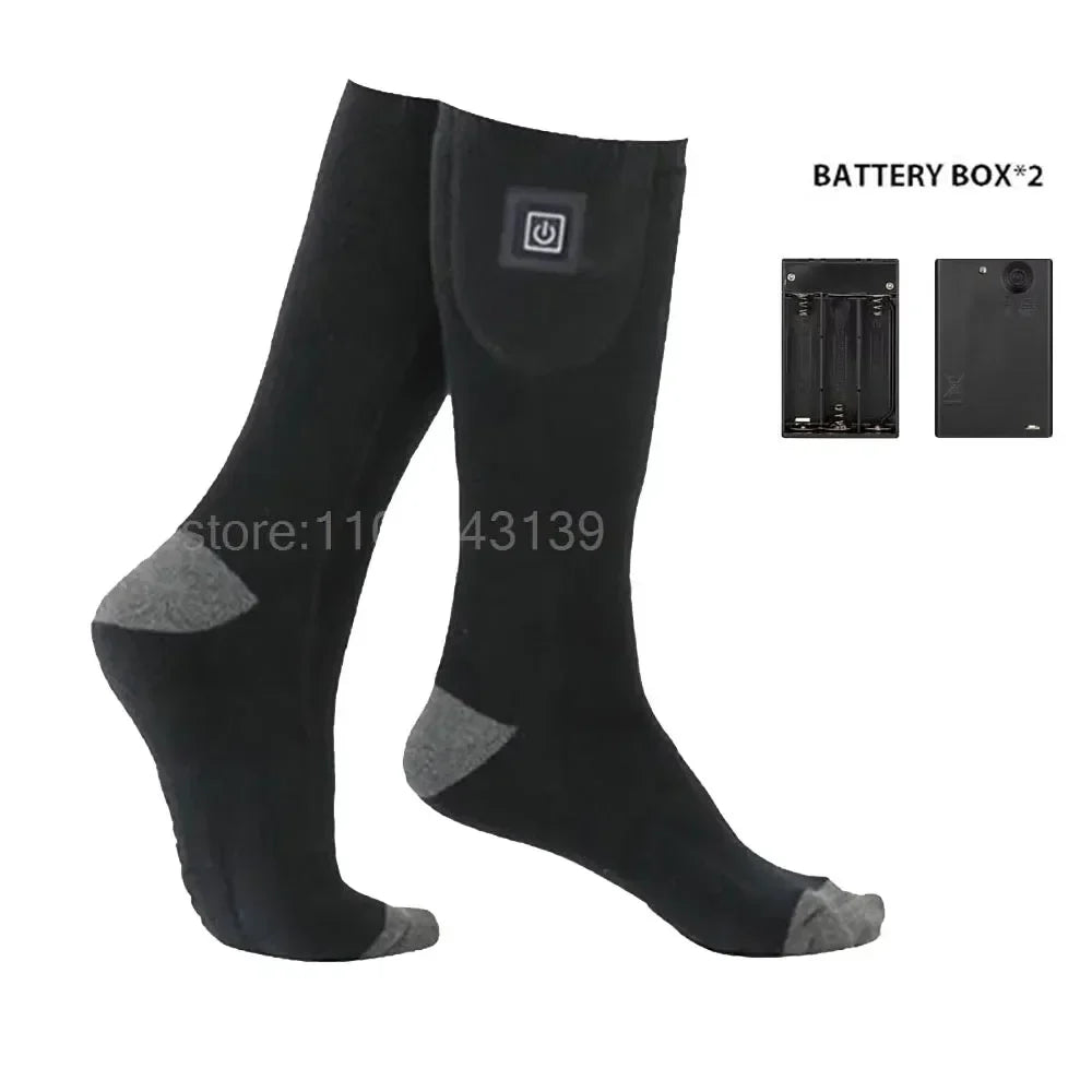 Calcetines térmicos recargables HeatWear con caja de batería