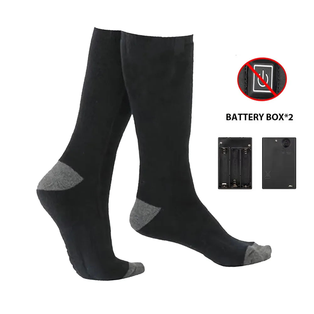 Calcetines térmicos recargables HeatWear con caja de batería