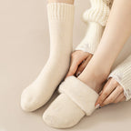 Calcetines térmicos unisex con forro polar autocalentable — pack de 3 pares