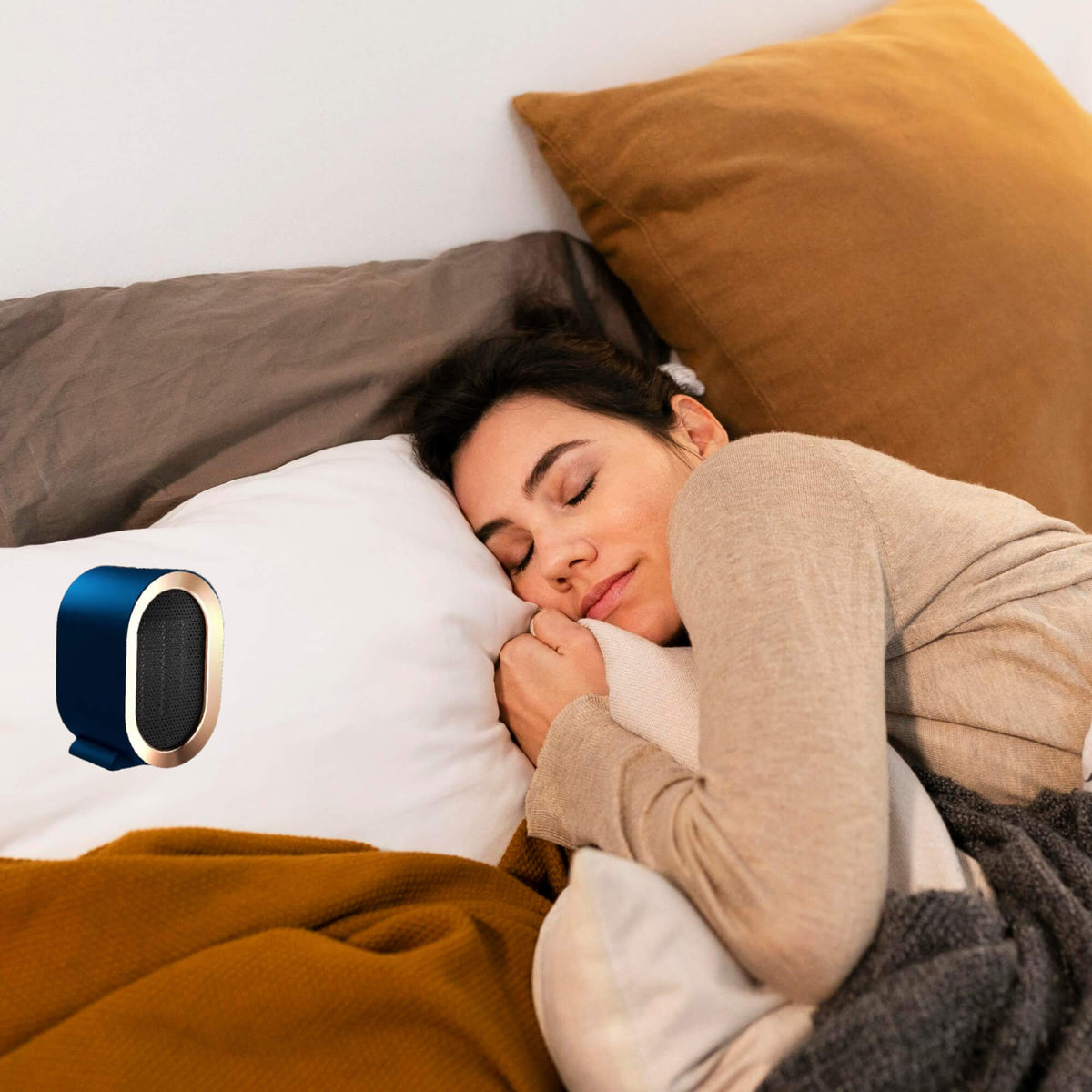 Calefactor cerámico portátil de bajo consumo para casa y oficina