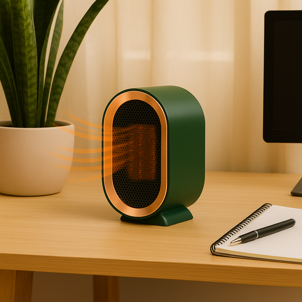 Calefactor cerámico portátil de bajo consumo para casa y oficina