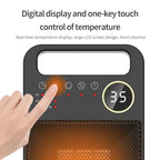 Calefactor eléctrico de 2000 W con mando a distancia y pantalla táctil