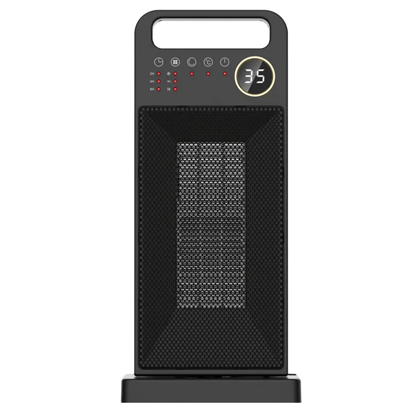 Calefactor eléctrico de 2000 W con mando a distancia y pantalla táctil