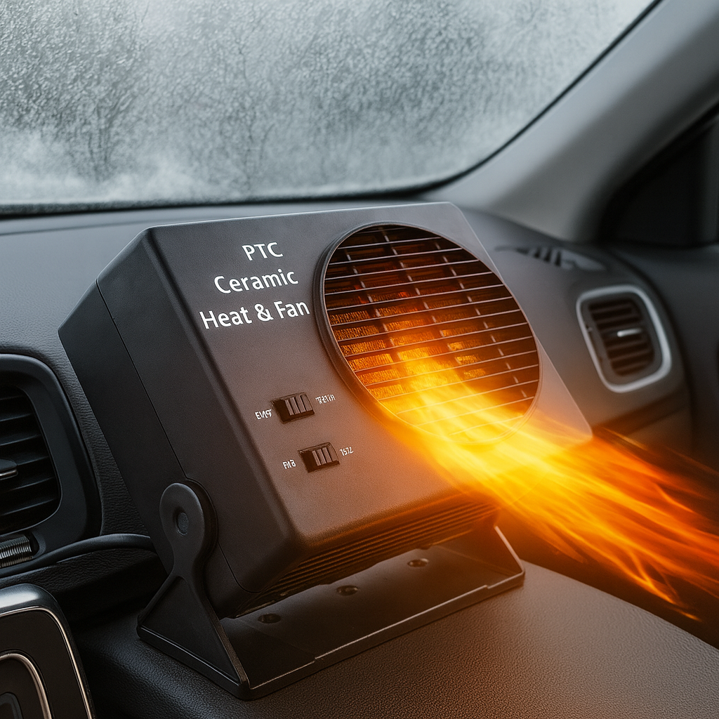 Calefactor portátil de cerámica 12 V para coche