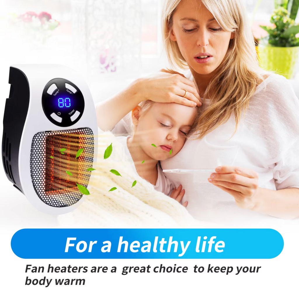 Calefactor portátil LuxaHeat Elegant para calidez confortable en cualquier lugar