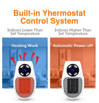 Calefactor portátil LuxaHeat Elegant para calidez confortable en cualquier lugar