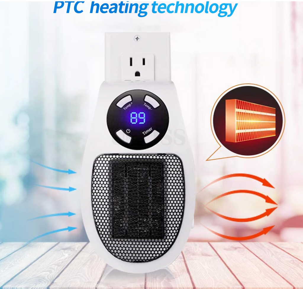Calefactor portátil LuxaHeat Elegant para calidez confortable en cualquier lugar