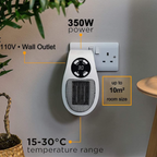 Calefactor portátil LuxaHeat Elegant para calidez confortable en cualquier lugar