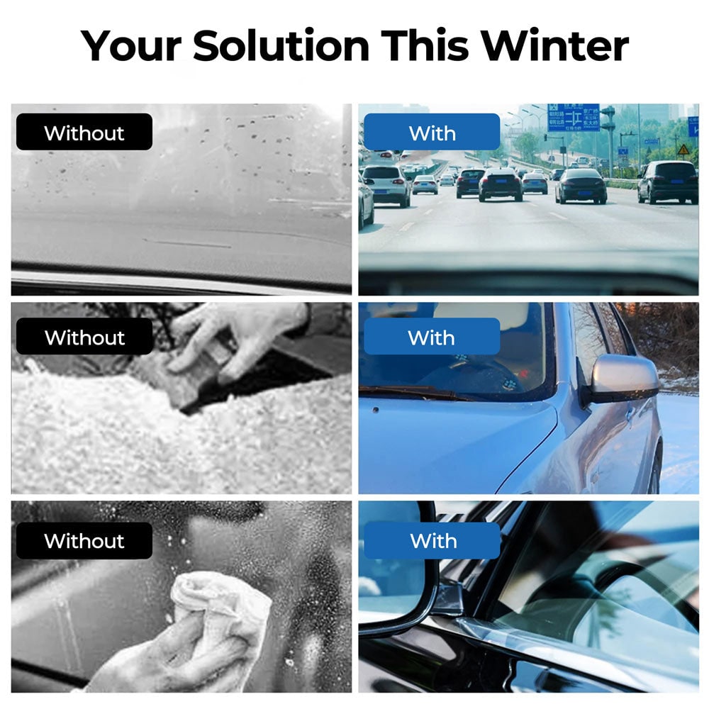 Calefactor portátil para coche con ventilador y desempañador rápido de 12 V