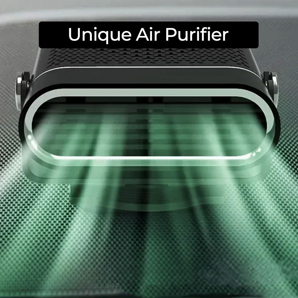Calefactor portátil para coche con ventilador y desempañador rápido de 12 V