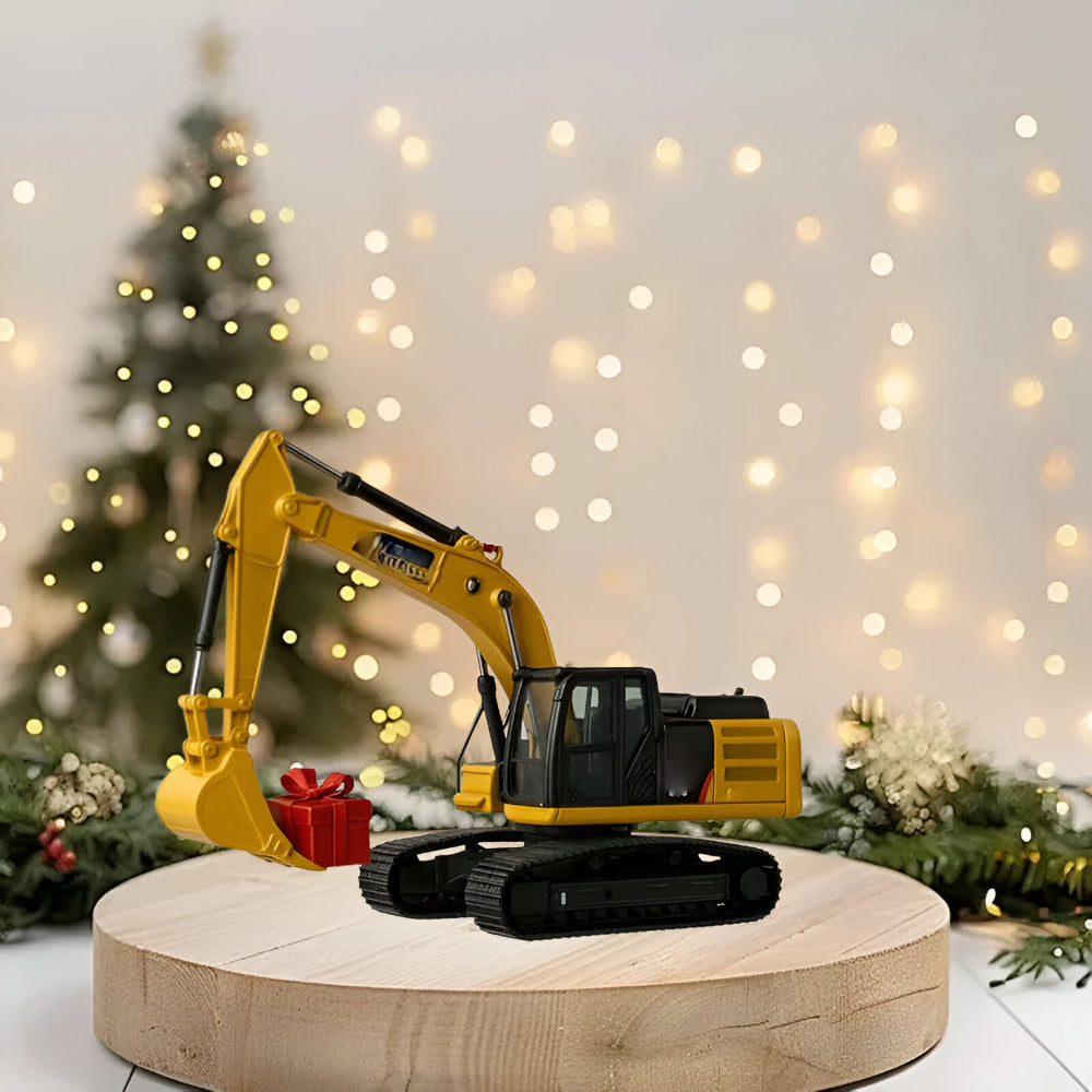 Calendario de Adviento de Máquinas de Construcción 2025 con 24 modelos de fundición | Excavadora, grúa y cargadora front