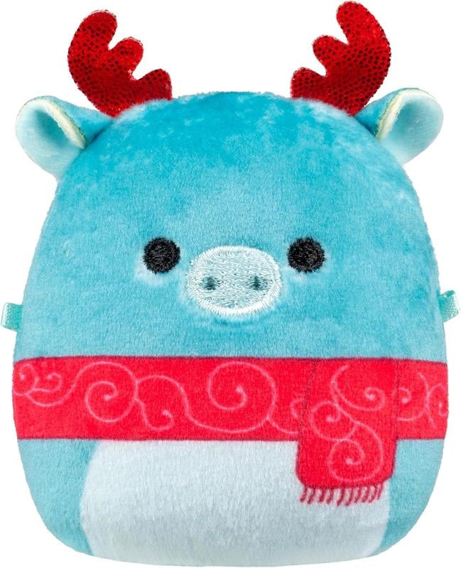 Calendario de adviento de peluche con 24 mini peluches navideños, una sorpresa diaria de 6,5 cm para niños y coleccionis