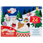 Calendario de adviento de peluche con 24 mini peluches navideños, una sorpresa diaria de 6,5 cm para niños y coleccionis