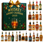 Calendario de adviento de whisky 2025 con 24 botellas miniatura coleccionables (sin alcohol)