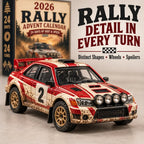 Calendario de Adviento Rally 2026 – 24 días llenos de coches de rally para coleccionar