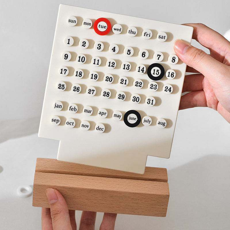 Calendario eterno de madera