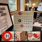 Calendario eterno de madera