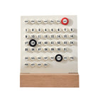 Calendario eterno de madera
