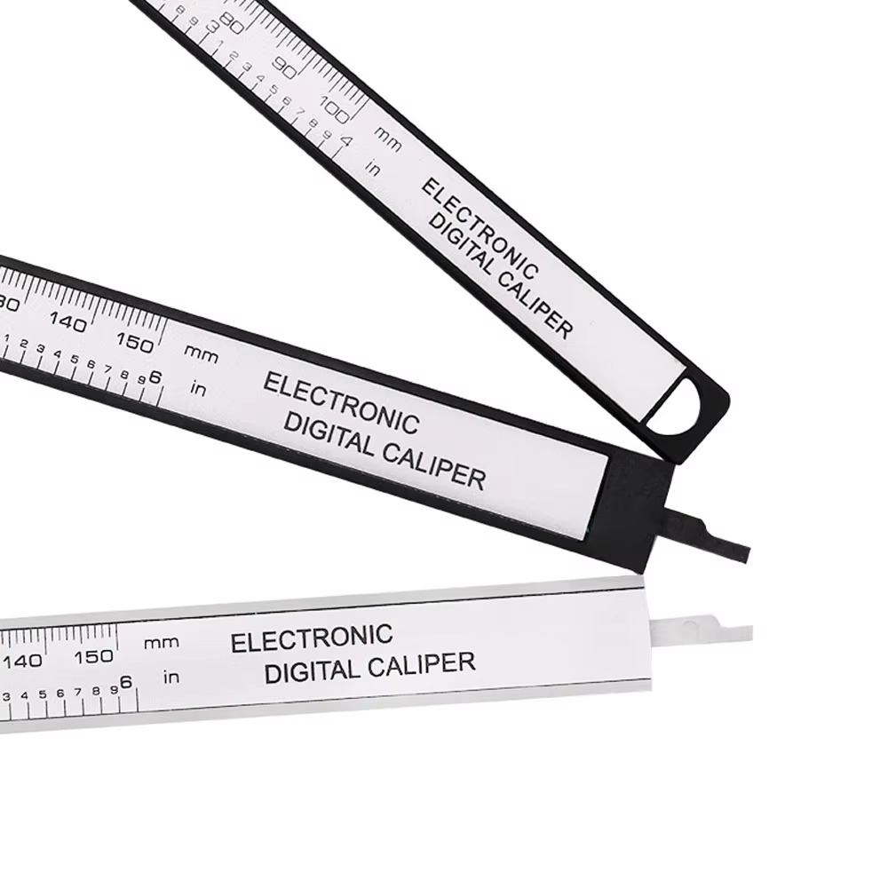 Calibre digital de fibra de carbono con pantalla LCD
