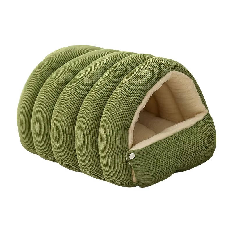 Cama cerrada de invierno para gatos extraíble y lavable