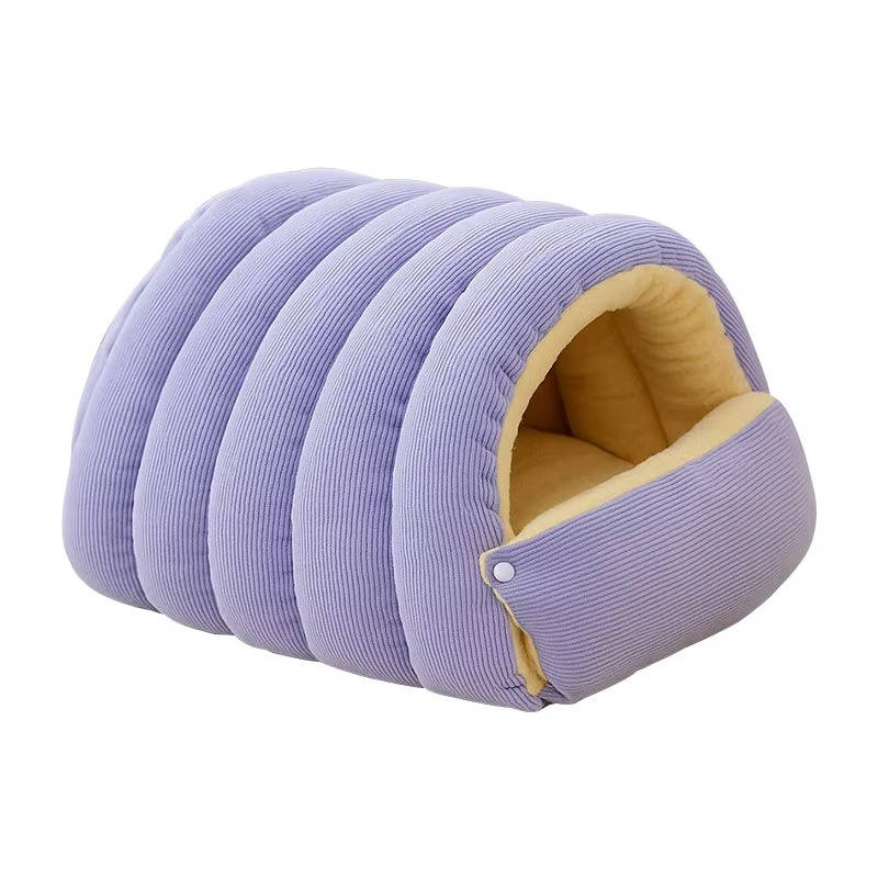 Cama cerrada de invierno para gatos extraíble y lavable