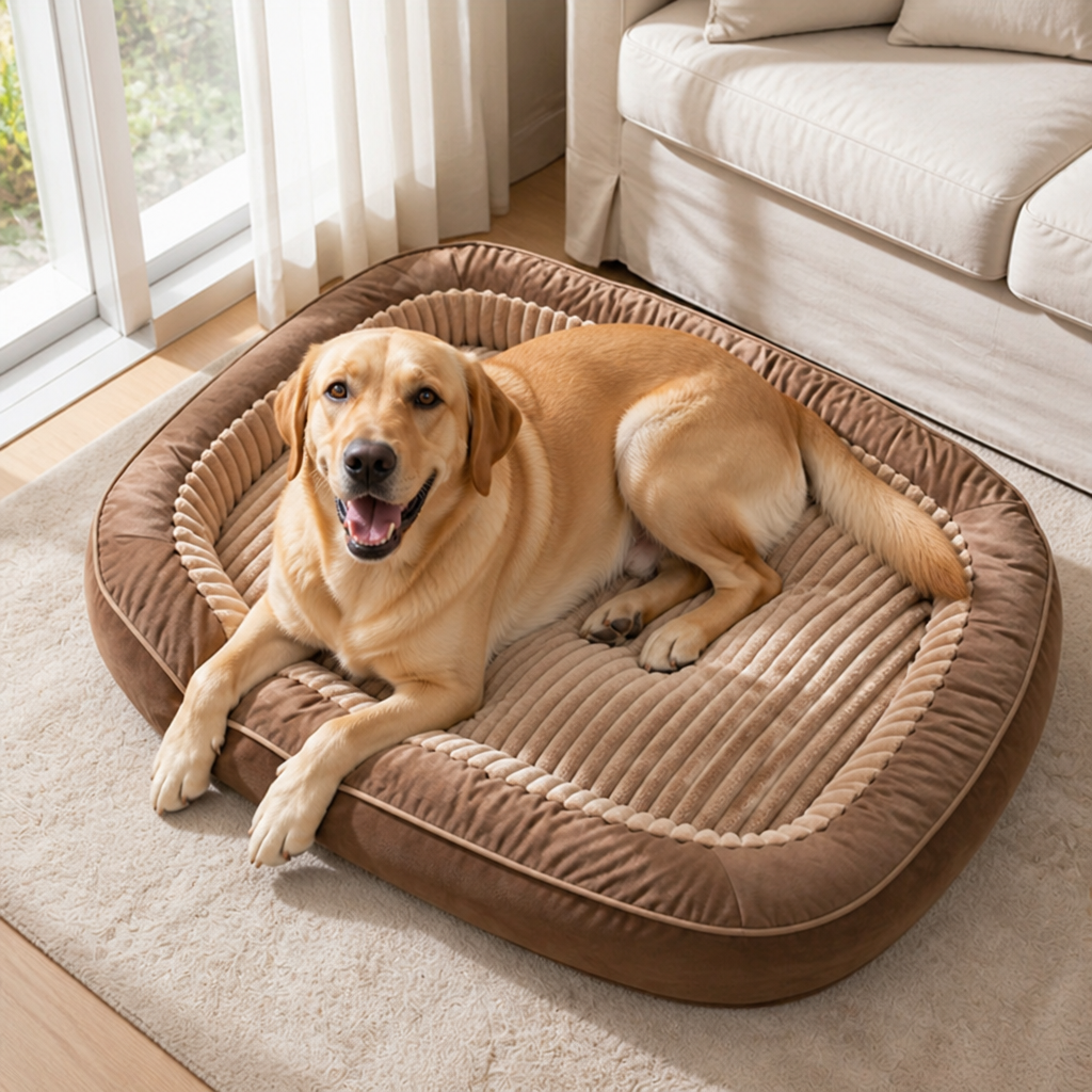 Cama ortopédica antideslizante extragrande para perros