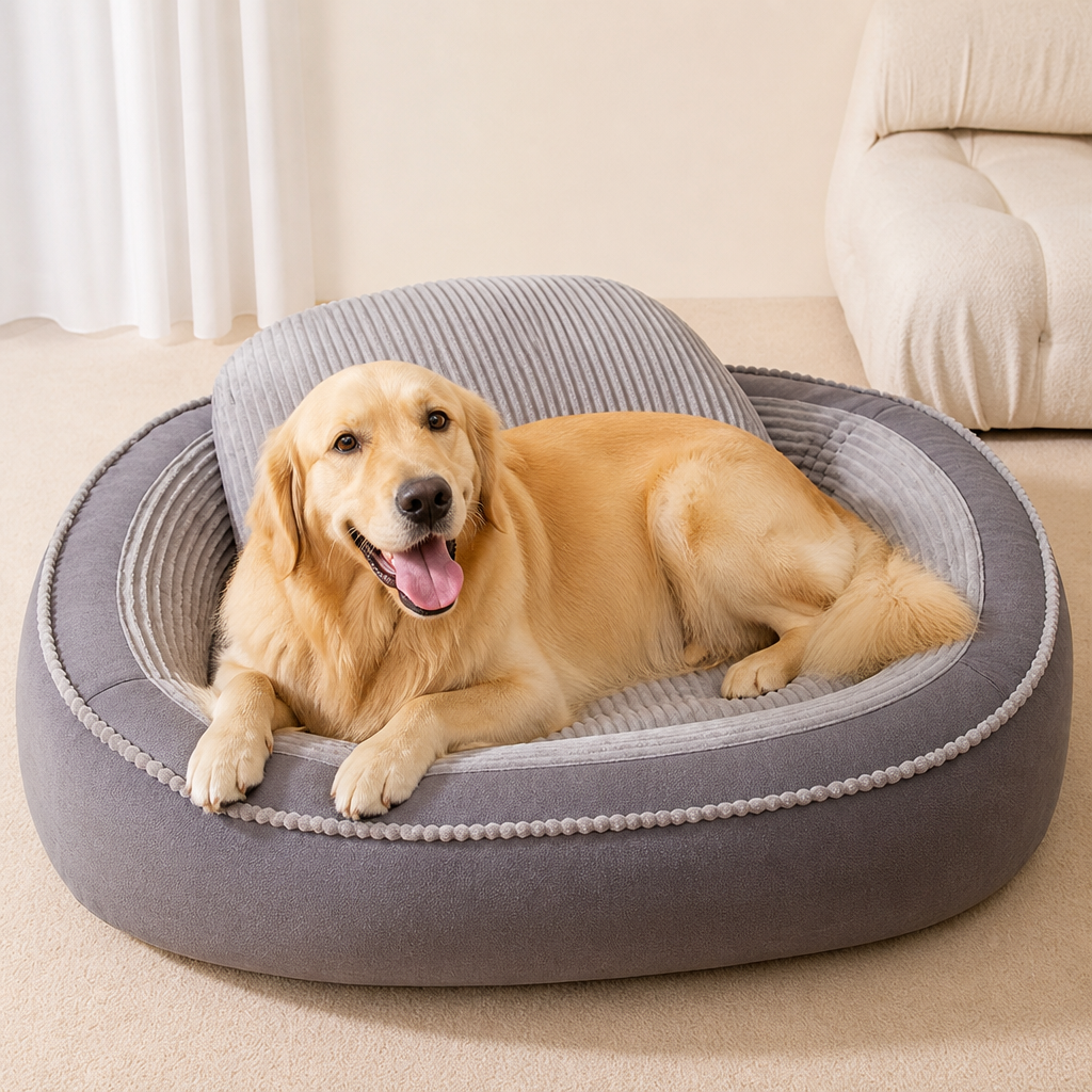 Cama ortopédica antideslizante extragrande para perros