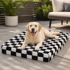 Cama ortopédica para perros con espuma viscoelástica y base antideslizante (funda extraíble)