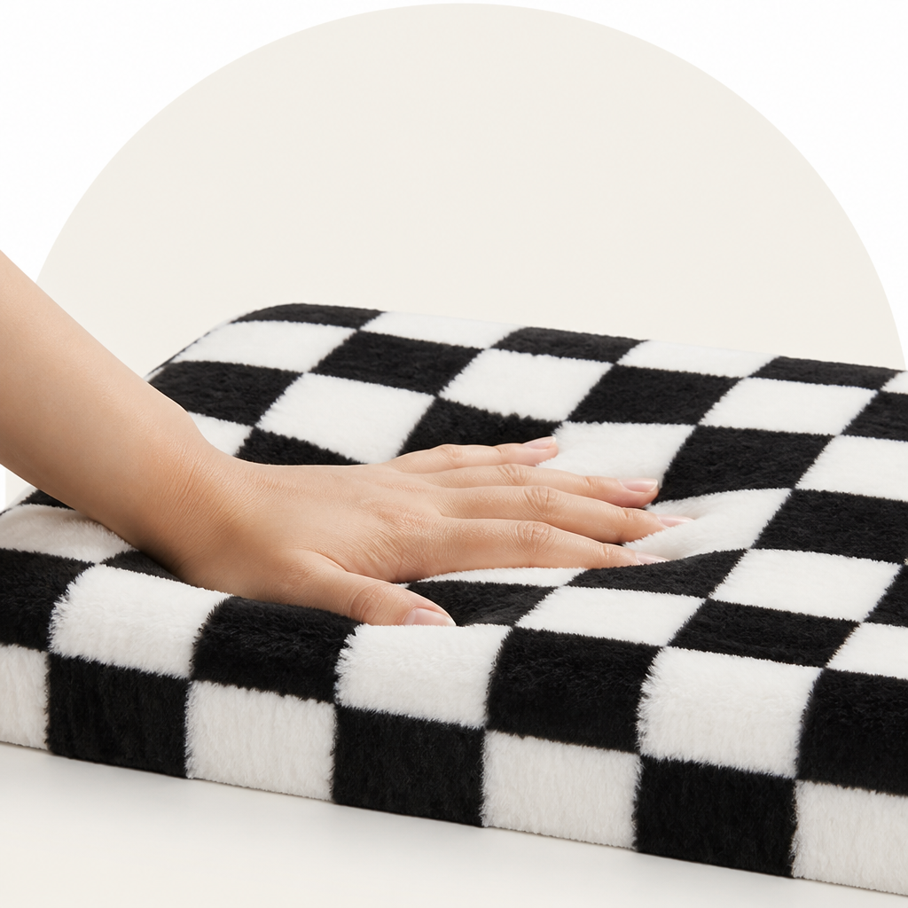 Cama ortopédica para perros con espuma viscoelástica y base antideslizante (funda extraíble)