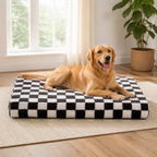 Cama ortopédica para perros con espuma viscoelástica y base antideslizante (funda extraíble)