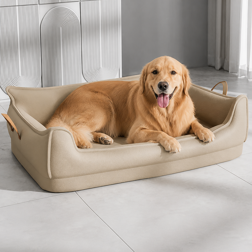 Cama ortopédica para perros resistente al agua (funda desmontable)