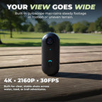 Cámara de acción portátil resistente al agua | 4K Ultra HD con tarjeta de 128 GB