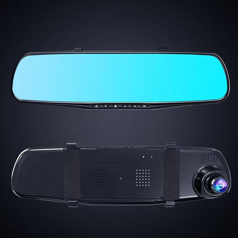 Cámara de coche con doble grabación frontal y trasera HD y visión nocturna