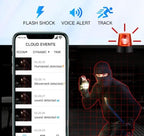 Cámara de seguridad WiFi inalámbrica resistente a la intemperie con vídeo HD 1080p