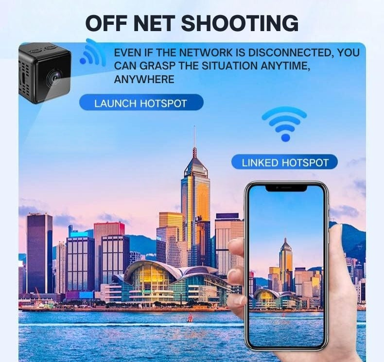 Cámara de seguridad WiFi inalámbrica resistente a la intemperie con vídeo HD 1080p
