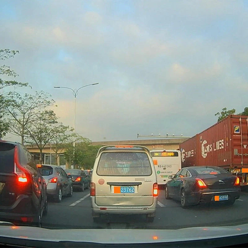 Cámara dual para coche 1920×1080P FHD con gran angular