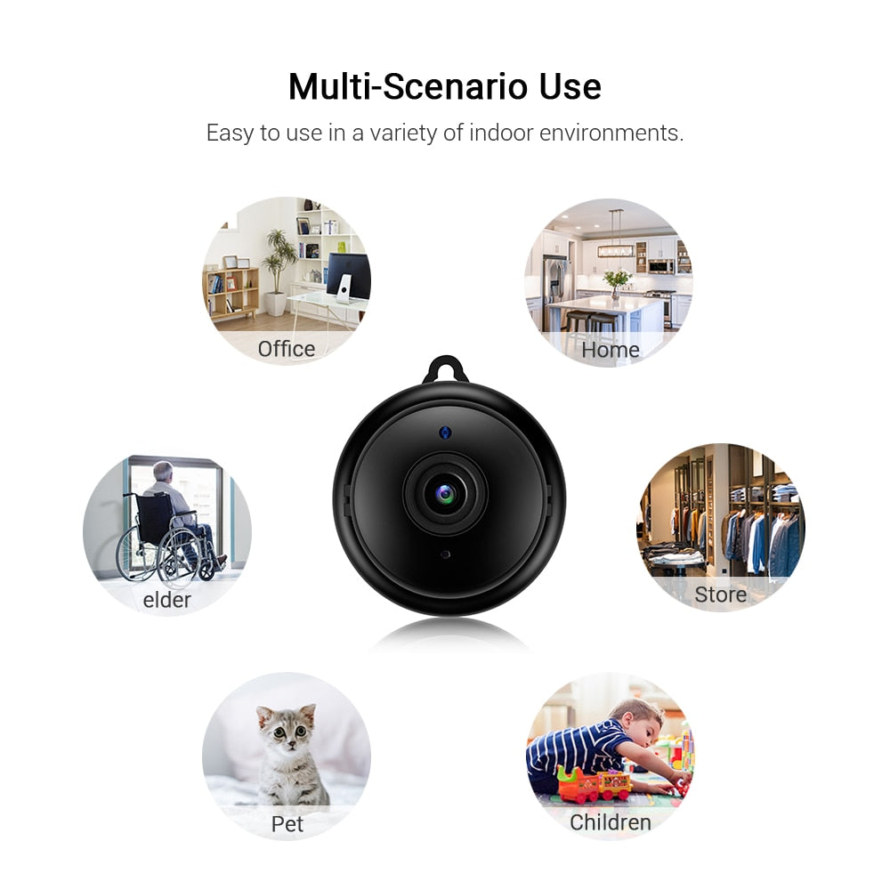 Cámara de seguridad inalámbrica SecureVision Pro con visión nocturna