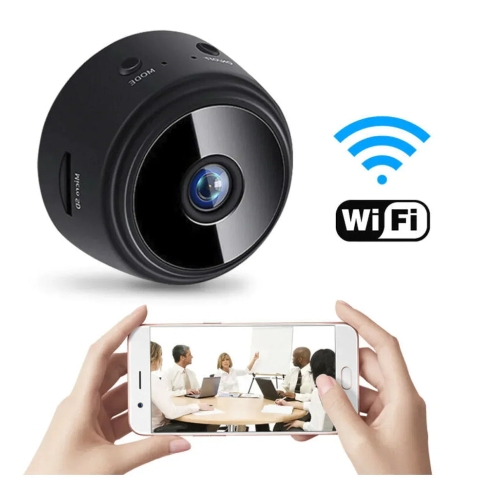 Cámara de seguridad inalámbrica SecureVision Pro con visión nocturna