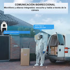Cámara de vigilancia solar 4K con panel solar y control 360° desde app