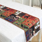 Camino de mesa decorativo de Halloween de algodón y poliéster 33×180 cm