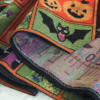 Camino de mesa decorativo de Halloween de algodón y poliéster 33×180 cm