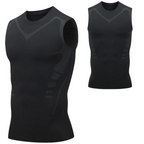 Camiseta moldeadora para hombre – Ropa moldeadora de compresión que moldea pecho y abdomen, invisible bajo la ropa, S–3X