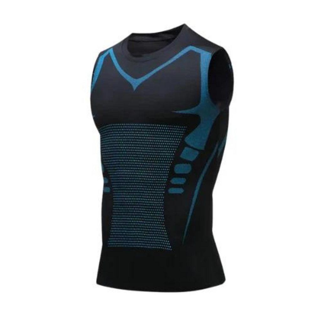 Camiseta moldeadora para hombre – Ropa moldeadora de compresión que moldea pecho y abdomen, invisible bajo la ropa, S–3X